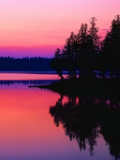 Вечерний пейзаж обои