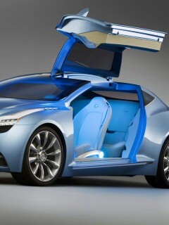 Buick Riviera с распахнутой дверцей обои