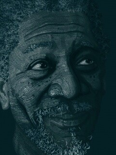 Морган Фриман — текстовый портрет обои