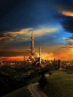Город минаретов обои