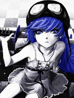 Девушка с катаной обои