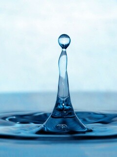 Падение капли обои