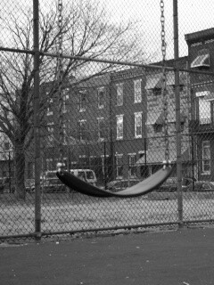 Пустые качели обои