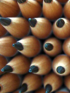 Чёрные карандаши обои