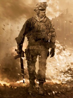 Солдат из modern warfare 2 обои