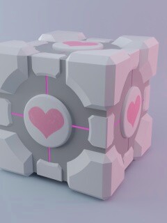 Взвешенный куб-компаньон обои