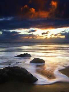 Тёмные берега обои