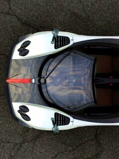 Пагани Зонда вид сверху обои