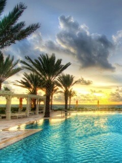 Бассейн обои