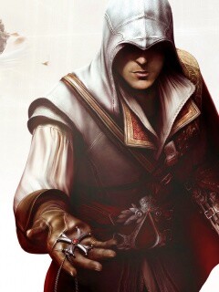 Ассасин с крестом обои