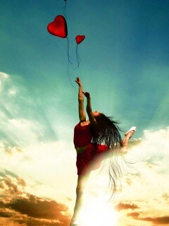 Отпускаяю сердце в небеса обои