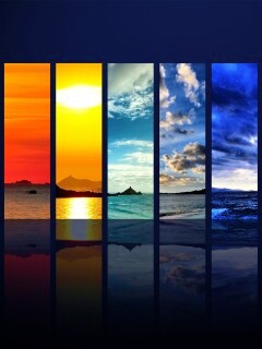 Небесный спектр обои