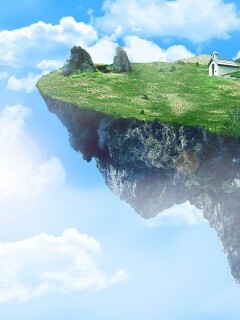 Летающий острв обои