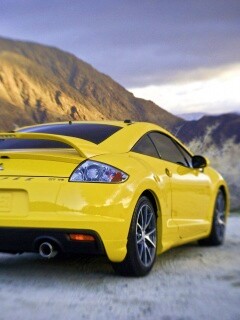 Mitsubishi в горах обои