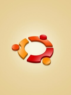 Официальный логотип Убунту обои