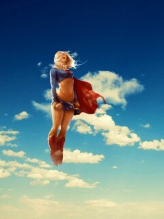 Супердевушка обои