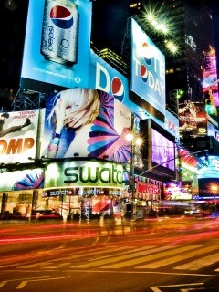 Огни мегаполиса обои