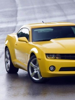 Шевроле Камаро на трассе обои