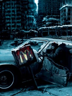 Картина запустения обои