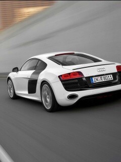 Ауди вид сзади обои