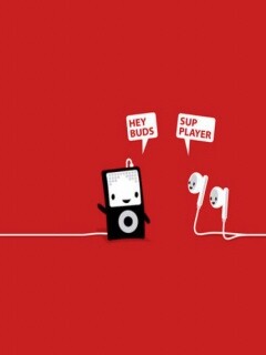 Плеер и наушники обои