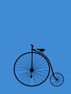Цирковой велосипед обои