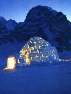 Иглу изо льда обои