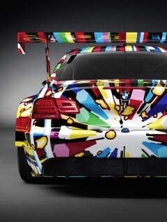 BMW  в сумасшедшем окрасе обои