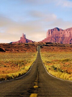 Дорога в пустыне обои