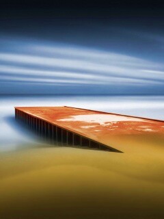 Пирс на пляже обои