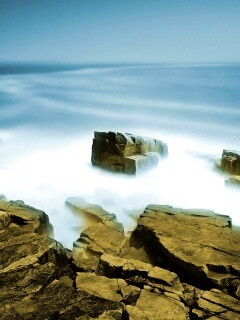 Скалы у моря обои