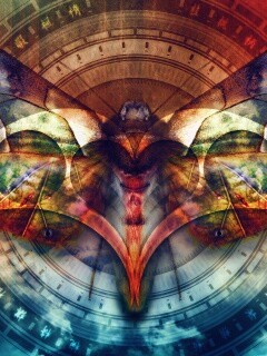 Красивая фэнтезийная бабочка обои