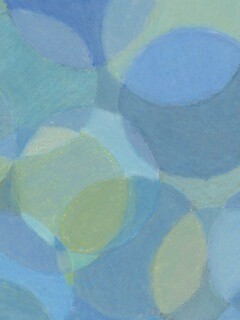 Голубые круги обои