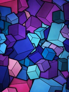 Кубики обои