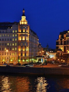 Ночной город обои