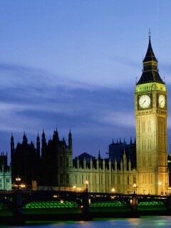 Биг Бен и здание парламента ночью обои