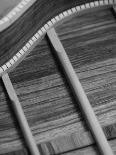 Гитара изнутри обои