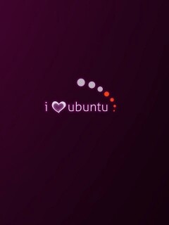 Я люблю убунту обои