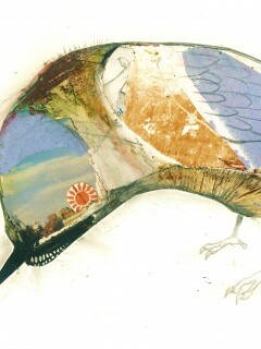 Аппликация Стефана Томпсона "Птица" обои