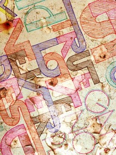 Буквы и надписи обои