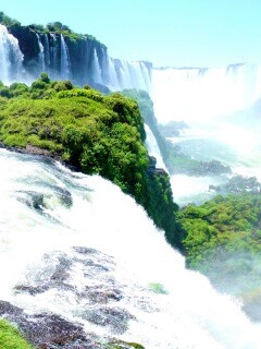 Край водопадов обои