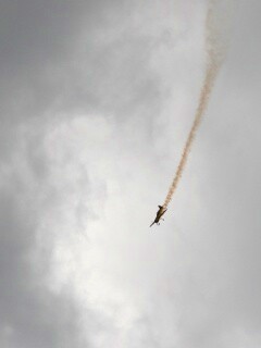 Падающий самолёт обои