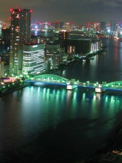 Ночной город обои