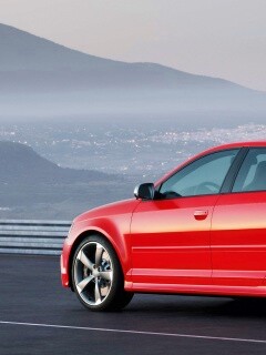 Ауди RS3 вид сзади обои