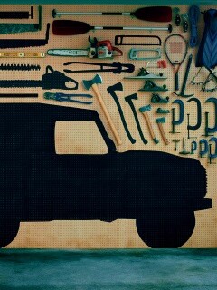 Типичный гараж обои