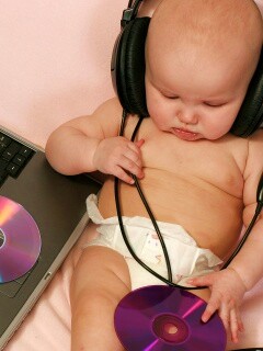 Маленький диск жокей обои