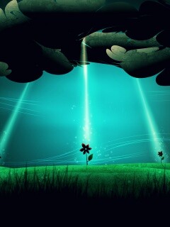 Свет для цветов обои