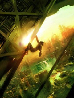 Мутант в постапокалиптическом городе обои