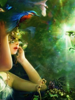 Птицы счастья обои