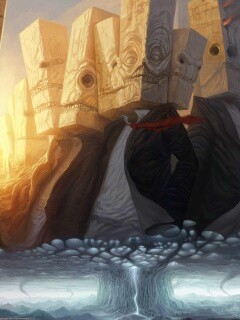 Каменные головы обои